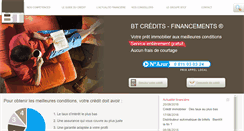 Desktop Screenshot of bt-credit-immobilier.fr